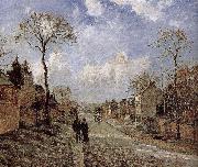 Camille Pissarro Road Vehe s peaceful road oil painting picture wholesale